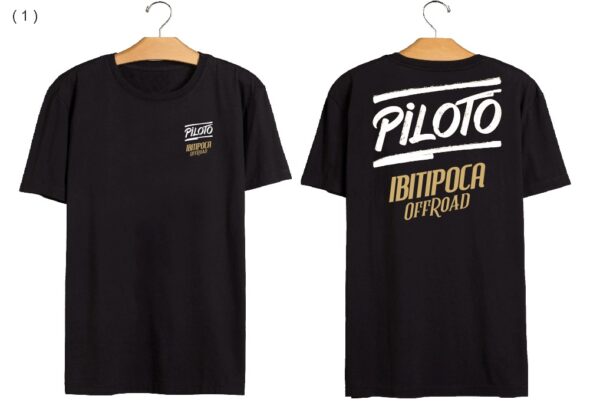 Camisa Preta T-Shirt Regularidade